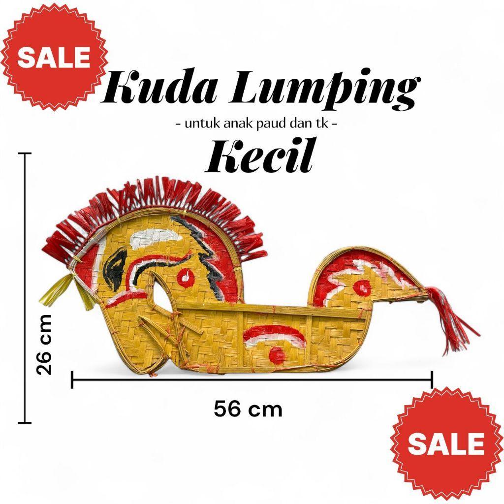 Mainan Tradisional Kuda Lumping Bonus Pecut / Kuda Lumping + Cambuk / Pecut