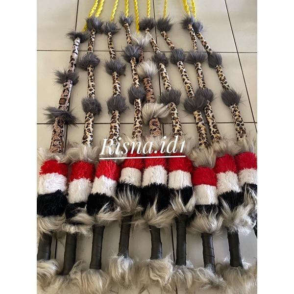 (Bisa Cod)Pecut Cambuk Jumbo Panjang Kurang Lebih 2,5M Bunyi Sangat Keras Cambuk Kuda Lumping,Leak D