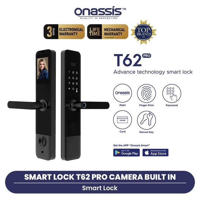 TERLARIS ONASSIS SMART LOCK T62 PRO CAMERA BUILT IN