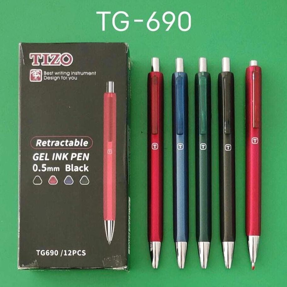 TERBARU 2026 Bolpen Gel Tizo TG690 / TG690 Gel Pen