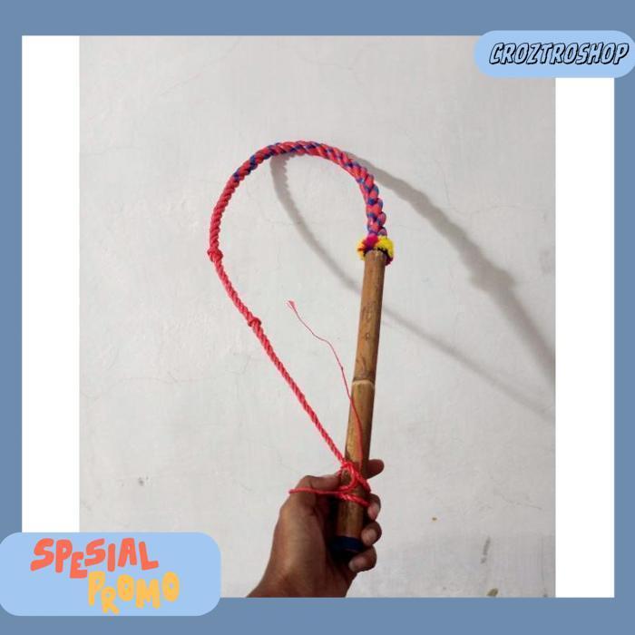 Pecut Cambuk Rotan Asli