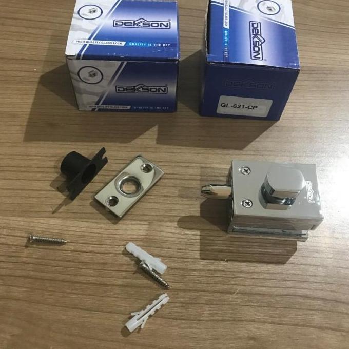 GLASS LOCK DEKKSON GL 621 CP Shower Glass To Wall Door Lock Grendel