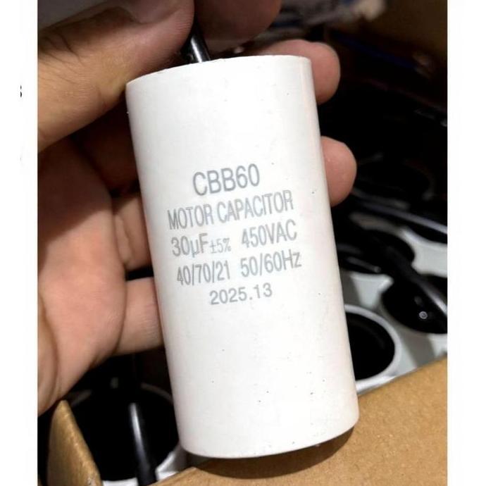 Capacitor CBB60 450VAC 40uf 50uf 60uf 70uf Kapasitor Untuk Kompresor Mesin Cuci Pompa Air 450V AC