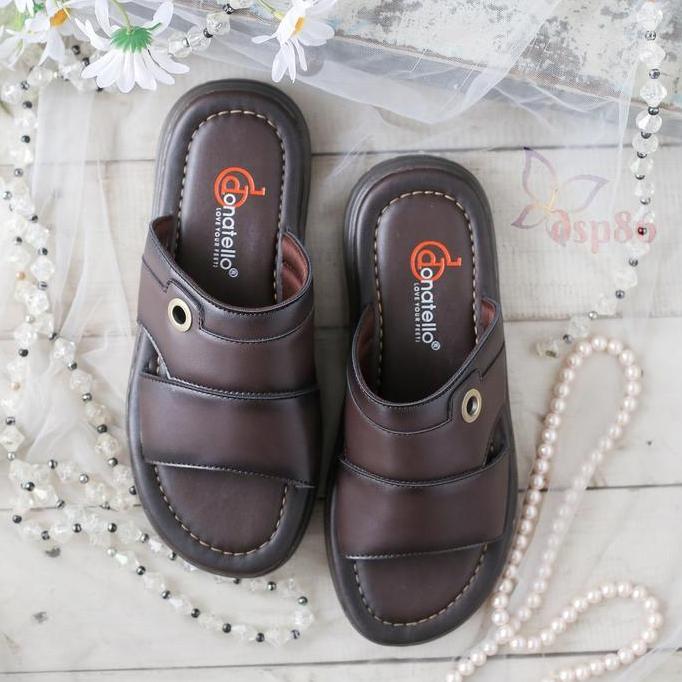 Donatello Sandal Slip On Pria Dewasa DM 81033 Coffee Size 39-43