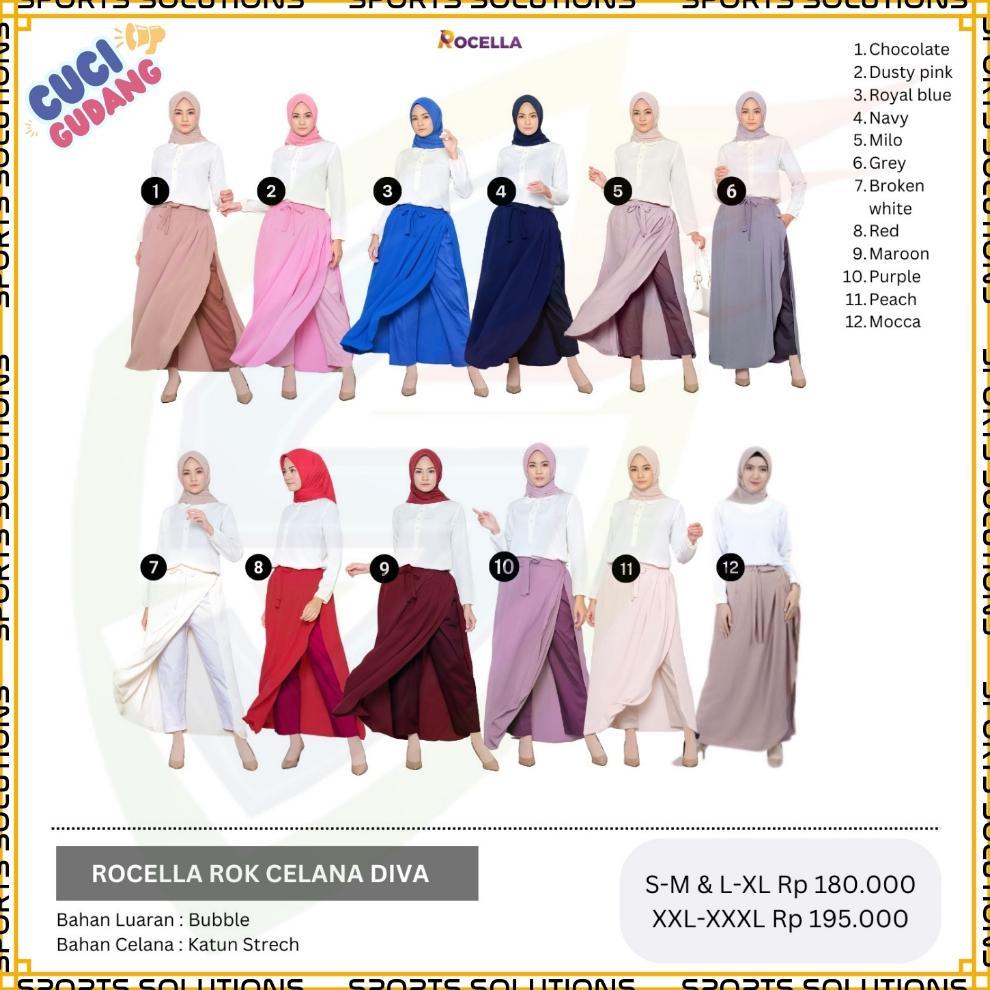 Rok Celana Muslimah - Rok Olahraga Terlaris - Celana Senam Rok - Celana Rok Olahraga Terlaris - Legg