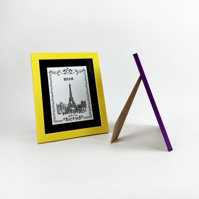 Topla Frame Motif Kayu 8R Frame Foto Bingkai Foto bingkai  profil