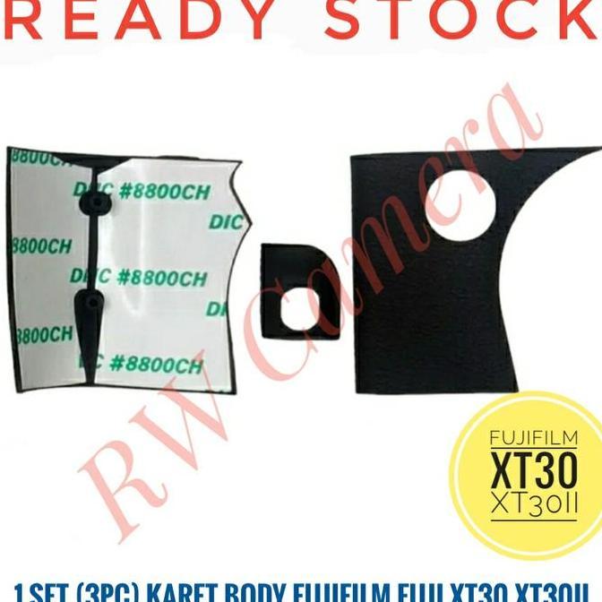 Karet Body Fujifilm XT30 XT30II Rubber Grip Fuji Thumb Bodi 1 set 3 pc