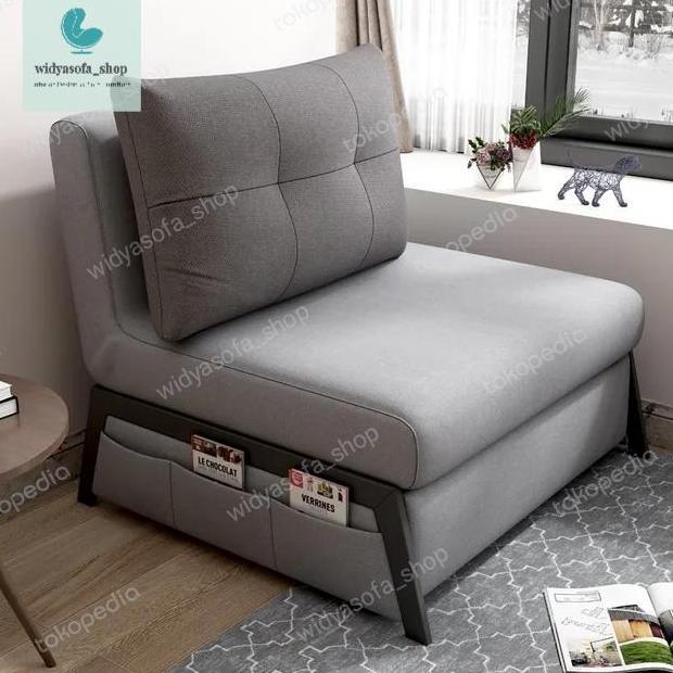 Terlaris Sofa Bed Single Minimalis Satu Dudukan / Sofa Santai Kuat