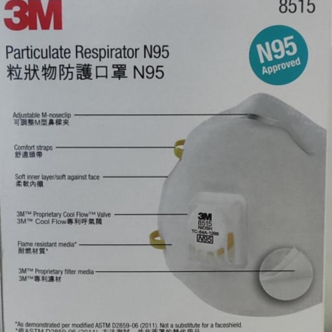 Masker 3M N95 8515 Original
