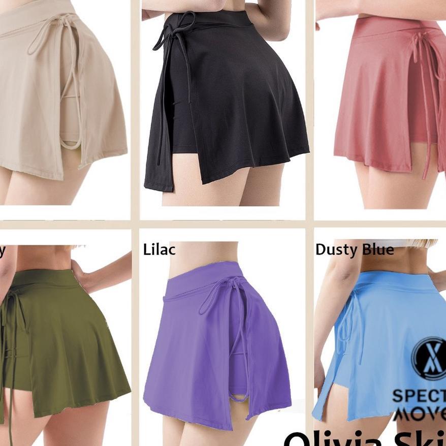 Rok Senam Olivia Skirt Rok Mini Rok Wanita Rok Zumba Rok Dance Rok Aerobic Celana Senam Rok Bandung