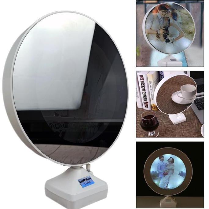 Cermin Magic dengan Photo Frame TaffHOME White