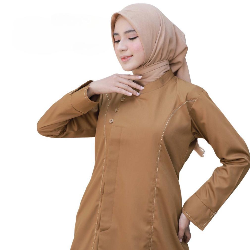Flash Sale Seragam Pemda  - Baju Khaki Pns Wanita Tunik Seragam Setelan Dinas Pdh