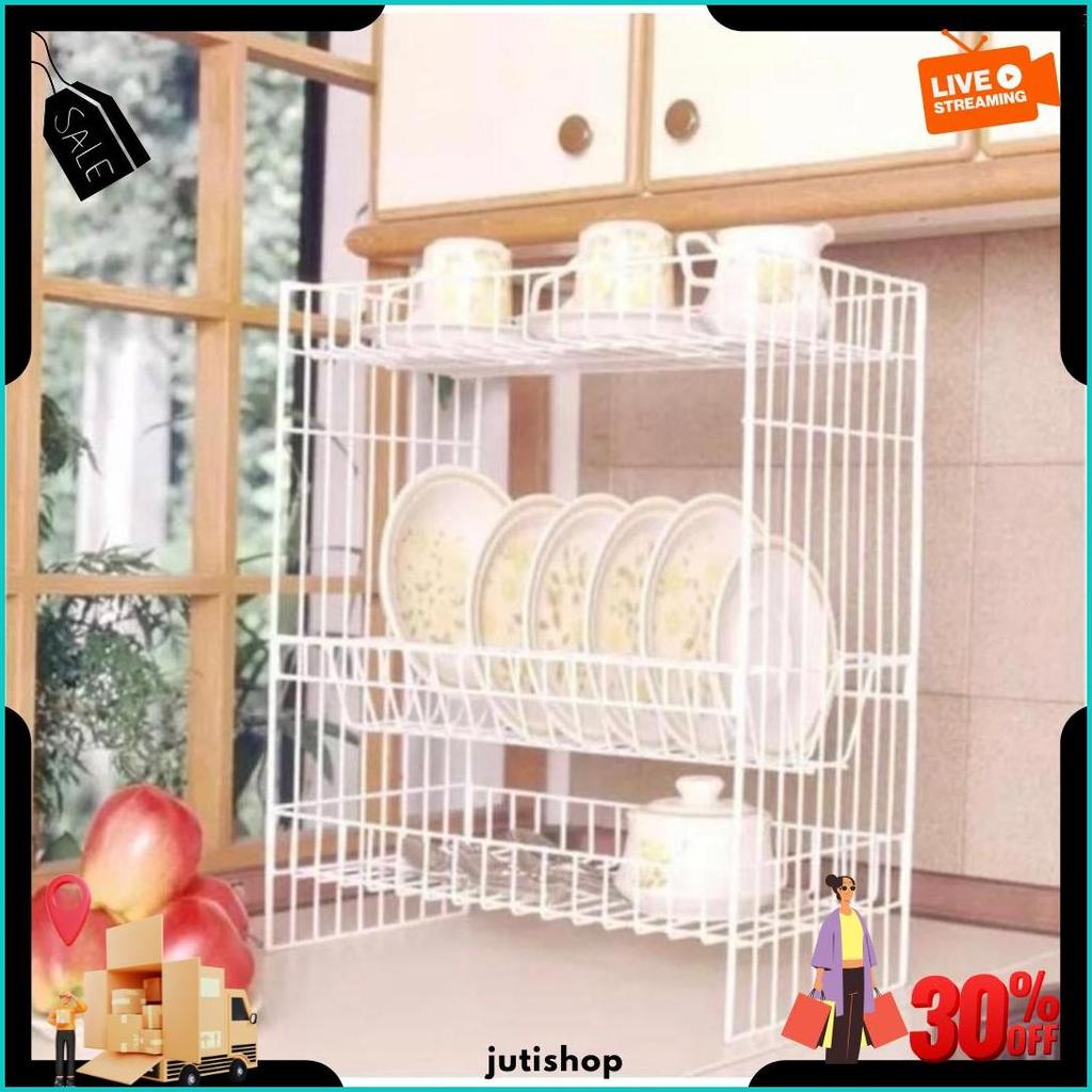 Rak Piring Dapur Rpk Rpl Susun 2 Dan 3 Hot Item