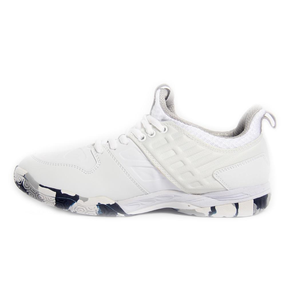 NEW DEALS Flypower Rio Gold V1 Sepatu Badminton White Lite Grey Tontowi Ahmad  Series Free Shoes Bag