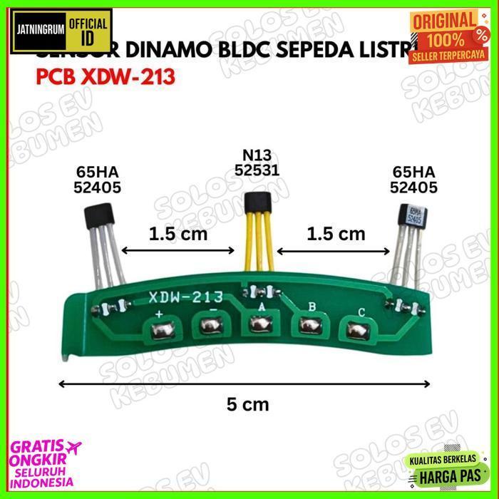 Original Sensor Dinamo Sepeda Listrik Uwinfly Goda Selis Viar Dan Semua Merek/ Hall Sensor Dinamo Un
