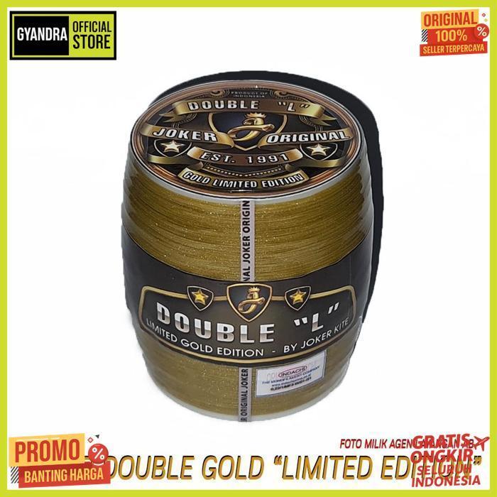Original Senar Layangan Gelasan Joker Double L Gold Limited Edition Ss