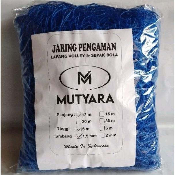 CALISTASPACE MUTYARA JARING PENGAMAN PENGHALANG LAPANGAN VOLI & SEPAK BOLA FUTSAL TAHAN LAMA DAN KUA