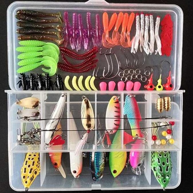 Set Umpan Casting Set Umpan Pancing Casting Murah Set Umpan Soft Lure Set Umpan Baut Mancing Set Ump