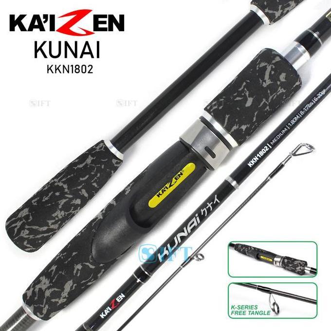 Joran KAIZEN KUNAI 165 180 CM | Spinning | Medium Light | Galatama Mas Bawal Lele Patin