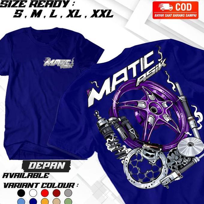 JACKPOT KAOS----Kaos Matic Asik / Matic Gank / Baju Distro Matic Gank / Atasan Pria Wanita
