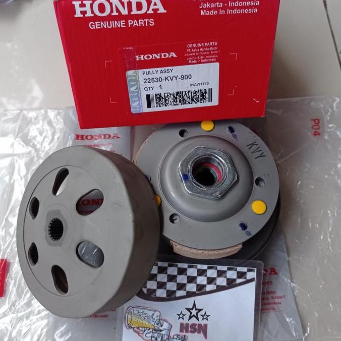 pully pulley sliding komplit satu set assy set beat lama karbu/scoopy