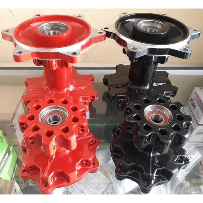 Tromol Ori CRF 150 L Warna Powdercoating - Depan Belakang