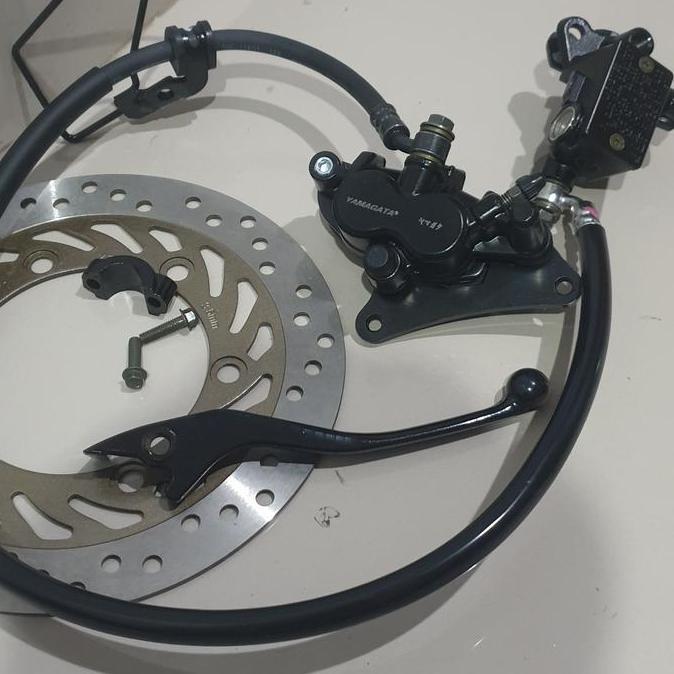 cakram depan megapro mono kaliper set megapro new 2006 megapro hiu