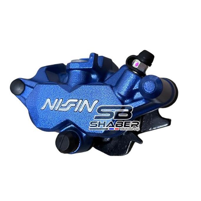Kaliper Nissin 2Piston P2 Kanan Japan Biru Advantage