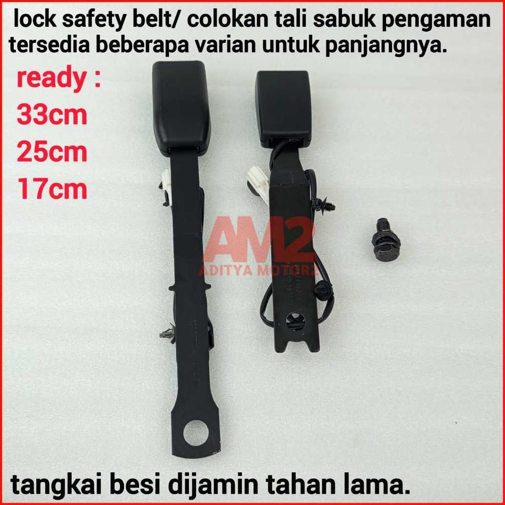 Seatbelt Innova/Safetybelt Avanza/Sabuk Pengaman Universal Original Lock Colokan Safety Belt