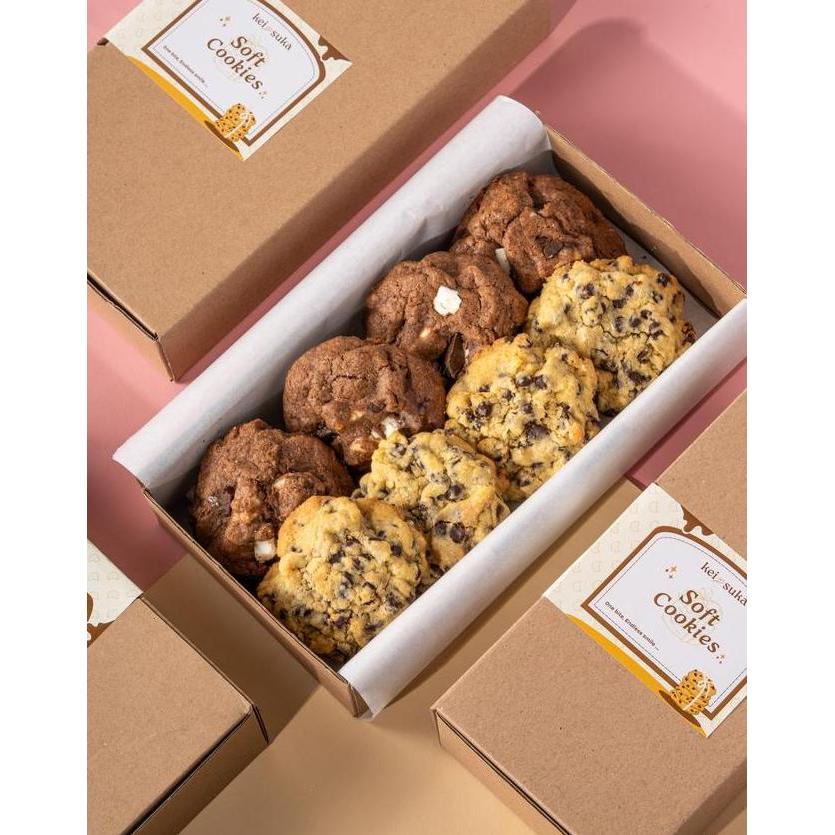 Soft Baked Cookies Keisuka Bchocolate Chip Cookies Biskuit Coklat