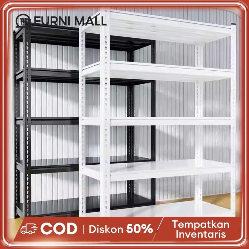 [100% Besi Penuh]Rak Besi Siku 5 Susun /Rak Besi/Rak Besi Siku/Rak Susun/Rak Susun Besi/Rak Besi Sus