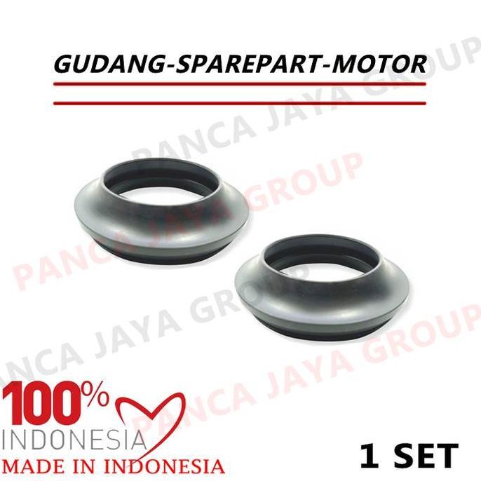 SEAL SIL SHOCK DEPAN TUTUP ABU DEBU ATAS MOTOR LISTRIK VOLTA 302 401 HEMAT