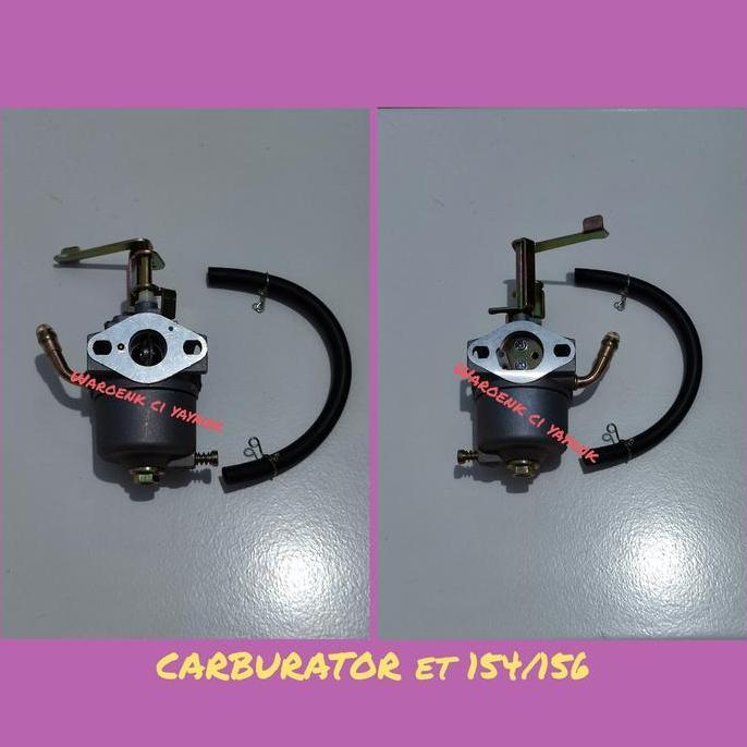 CARBURATOR KARBURATOR ASSY ET 154/156 GENSET 4 TAK 1000 WATT TERBARU