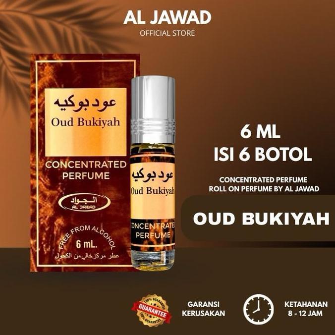 Cod,Bisa- Al Jad - Oud Bukiyah Aroma Woody Honey Sweet | Parfum Perfume Minyak Ngi Pria Nita