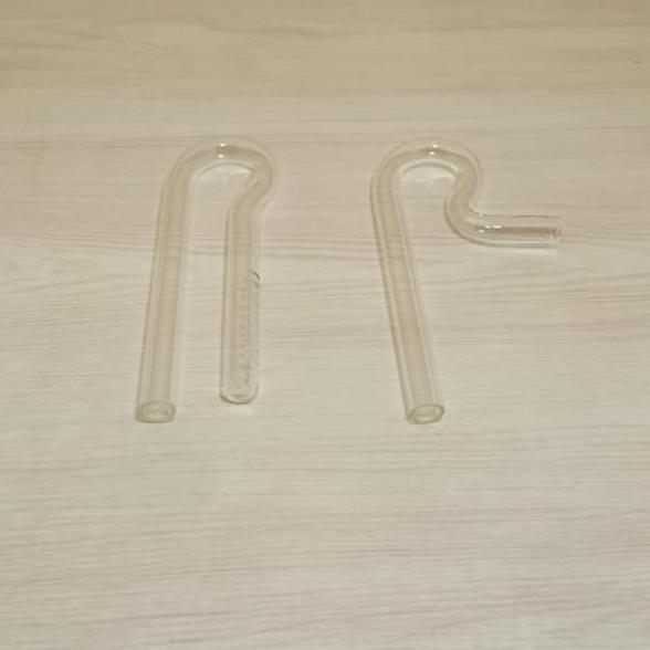 Duniaikanqita- Mini Glass Lily Pipe Mini Lily Pipe Aquarium Aquascape Bukan Skimmer Stainless