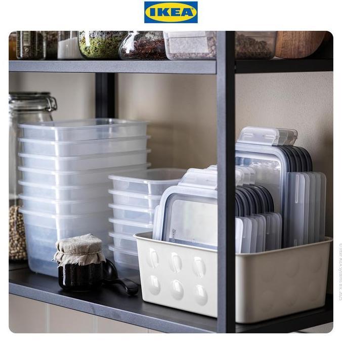 Nicht- Ikea 365+ Tutup Tempat Makan Persegi Plastik
