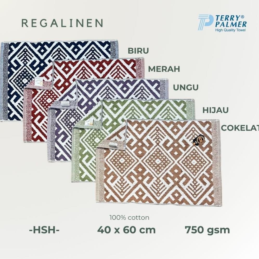 Keset Kaki HSH by Terry Palmer 40x60 10-0127 0119 Tebal 750gsm 100% Cotton Handuk Lantai Nyerap Ekon