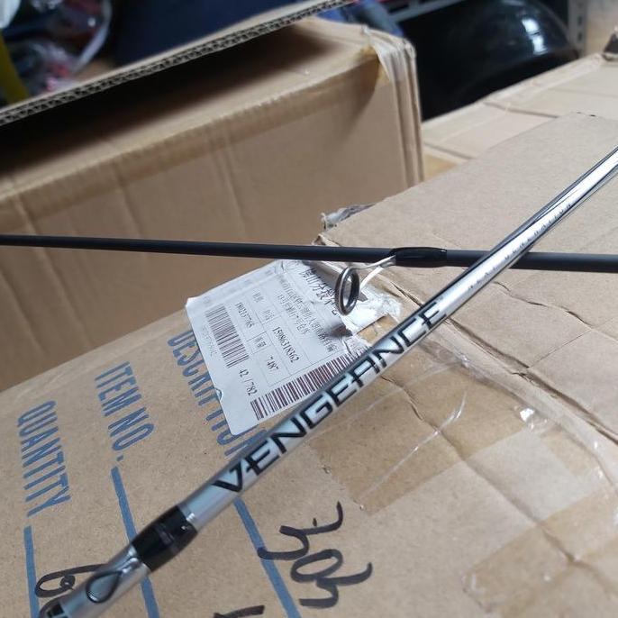 TERBARU - joran abu garcia vengeance 502 spinning fuji frame terbaru