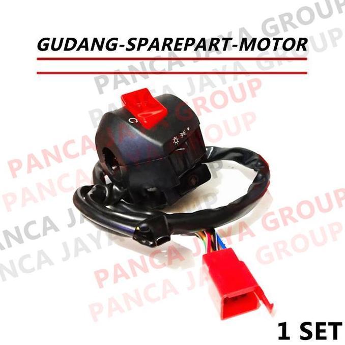 Saklar Lampu Kanan Aon Stater Cut-Off Kawasaki Ninja 250R 250-R Karbu Ninja250 Fi 250-Fi