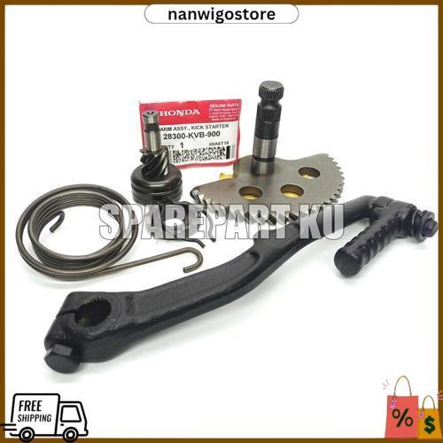 (Hemat) Paket Komplit Honda Beat Karbu Starter Kasar Vario Spacy Scoopy / As Slah + Engkolan + Gigi 