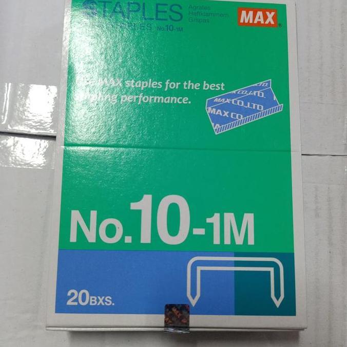 Lengkapdisini- Isi Staples Max No 10 / Stepler Max No 10 / Staples