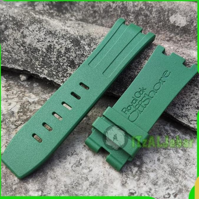 Tali jam tangan AP pria 28mm Strap tali jam AP pria karet 28mm (No buckle)