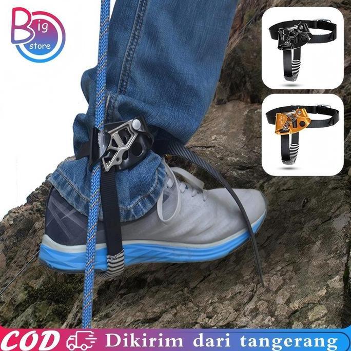 BOWTEKH Pantin Foot Ascender Ascension Adjustable Foot Ascender Climbing Ascender Kaki Caving Climbi