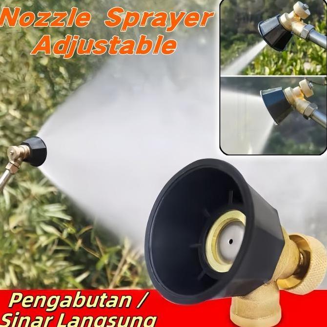 VIVIJEE Nozzle Sprayer Adjustable Nozzle High Pressure Sprayer Atomizing Nozzle Pressure Electric Sp