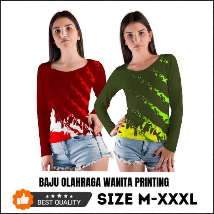 Cod,Bisa- Baju Olahraga Nita Senam Zumba Aerobic Hijab Lengan Panjang Zrp-68