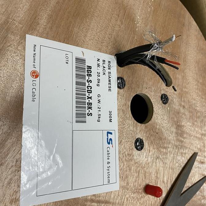 TERLARIS LS CABLE COAXIAL RG 6 POWER / CCTV COACIAL RG 6