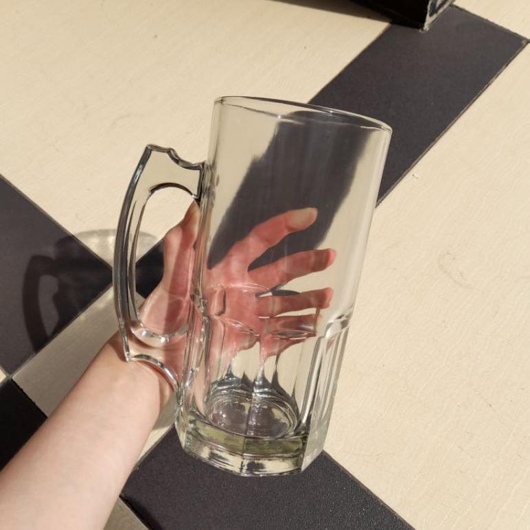 GELAS BIR 1,7 LITER / 1 LITER / 800 ML gelas beer gelas 1 liter gelas jumbo gelas besar gelas bir ka