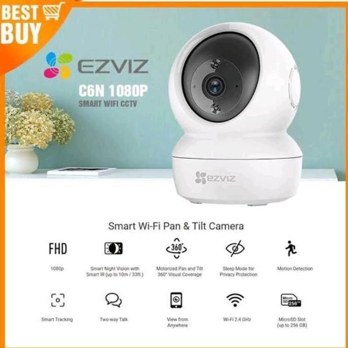 TERLARIS KAMERA WIFI EZVIZ C6N IP CAMERA WIFI EZVIZ C6N BABY IP CAMERA CCTV