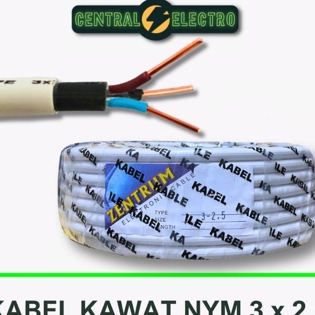 Kabel Listrik Kawat Nym 3 X 2.5 (50 Meter)