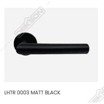 HANDLE DEKKSON LHTR 0003 BLACK Lever Handle Dekson LHTR 003 Black